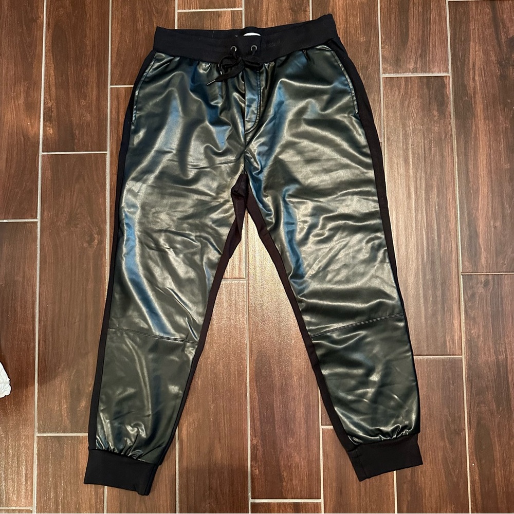 Calvin Klein ‘leather’ joggers
